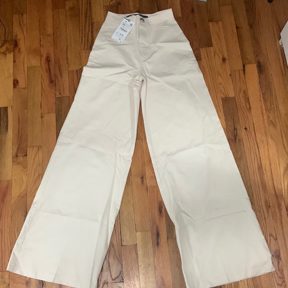 NWOT Zara Wide Leg Pants - Picture 3 of 8